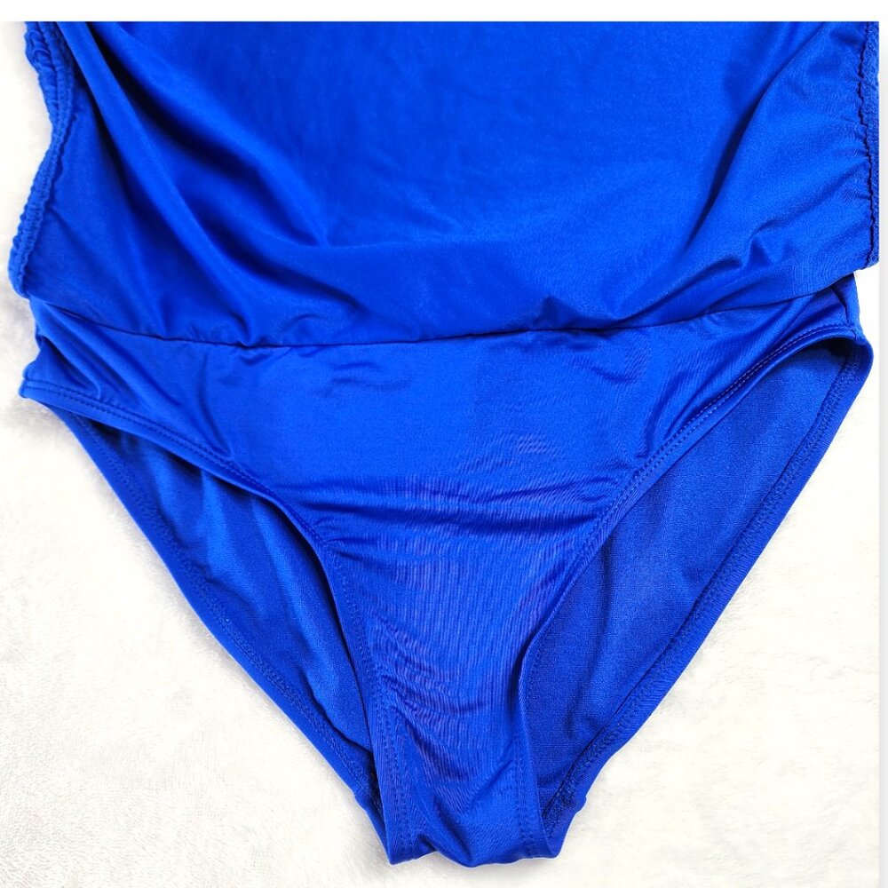 NWT OLD NAVY- WOMENS- SIZE- SM- Swim Skirt- BLUE Gathered -Skort-Comfortable - Picture 3 of 16
